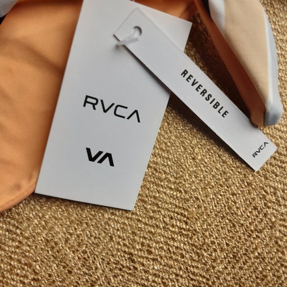 New RVCA Reversible Bikini Bottom Horizon Stripe NWT Size L - Picture 13 of 14